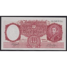 ARGENTINA COL. 465e BILLETE DE $ 10 SIN CIRCULAR